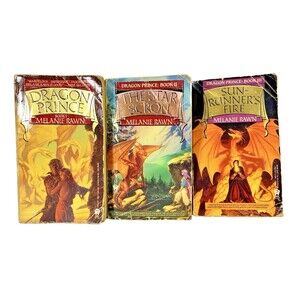 Dragon Prince Trilogy Books 1-3 by Melanie Rawn Vintage 1st Printing Paperbacks